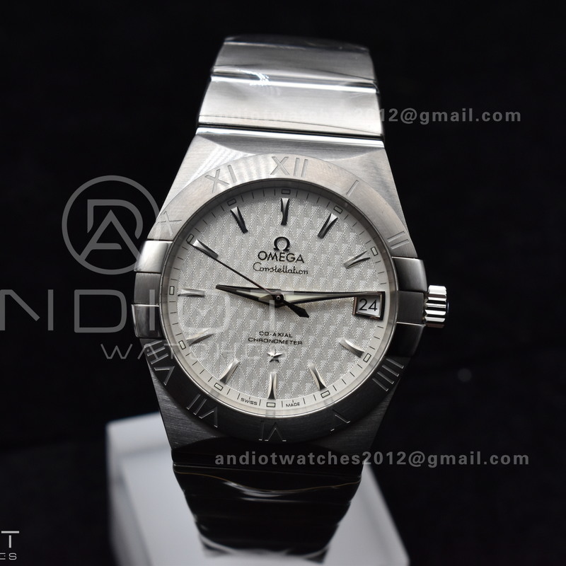 Constellation 39mm SS VSF 1:1 Best Edition White Dial on SS Bracelet A8800